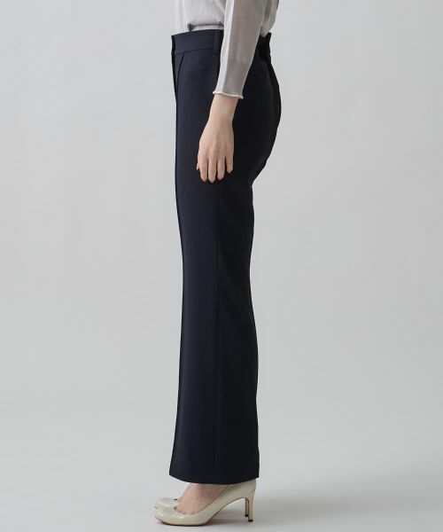 LANVIN COLLECTION / ランバン コレクション その他パンツ | ピンタック&プレス・立体テーパードパンツ | 詳細2