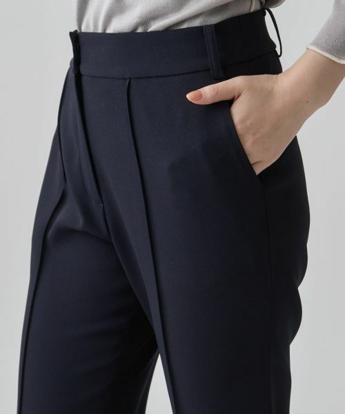 LANVIN COLLECTION / ランバン コレクション その他パンツ | ピンタック&プレス・立体テーパードパンツ | 詳細5