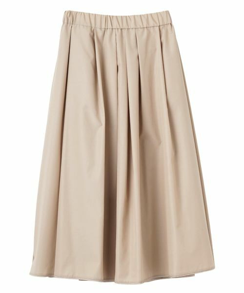 LANVIN COLLECTION / ランバン コレクション ロング・マキシ丈スカート | エクセルテックスカート（ベージュ）