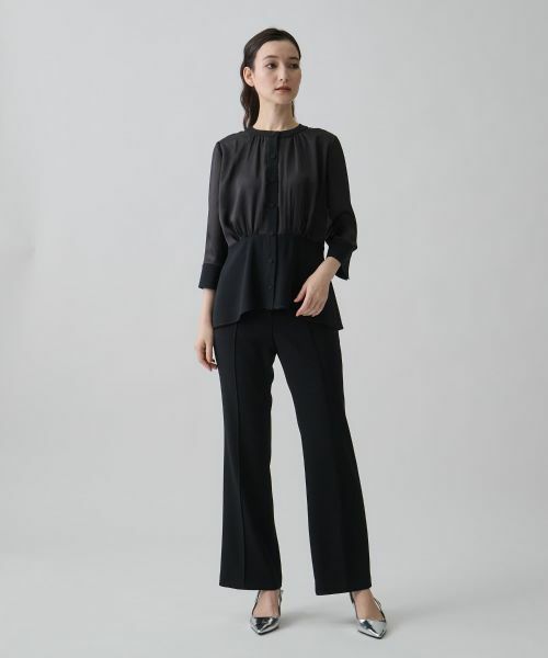 LANVIN COLLECTION / ランバン コレクション シャツ・ブラウス | ヨーリューコンビ・ギャザーブラウス | 詳細10