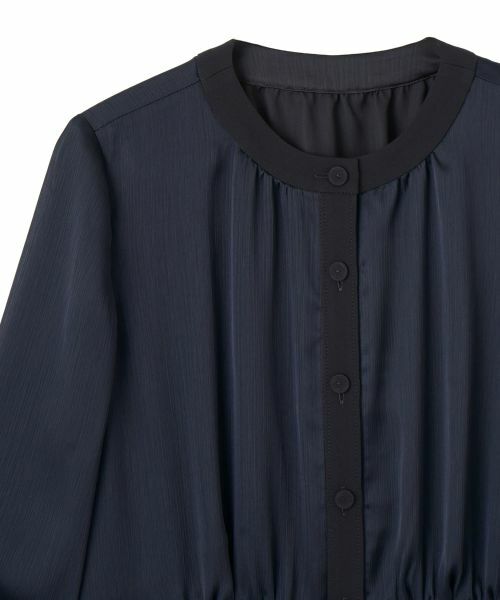 LANVIN COLLECTION / ランバン コレクション シャツ・ブラウス | ヨーリューコンビ・ギャザーブラウス | 詳細13