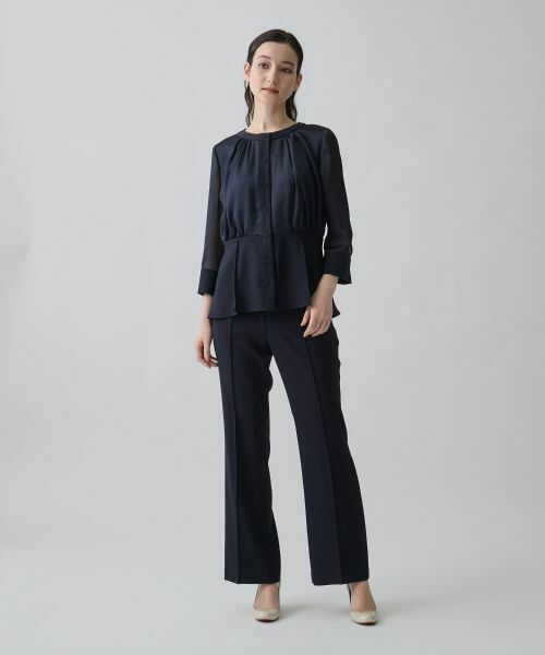 LANVIN COLLECTION / ランバン コレクション シャツ・ブラウス | ヨーリューコンビ・ギャザーブラウス | 詳細4