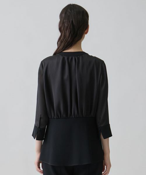 LANVIN COLLECTION / ランバン コレクション シャツ・ブラウス | ヨーリューコンビ・ギャザーブラウス | 詳細9