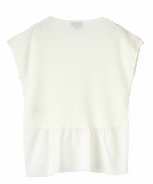 LANVIN COLLECTION / ランバン コレクション ニット・セーター | レオパード袋ジャカード・切り替えプルオーバー | 詳細12