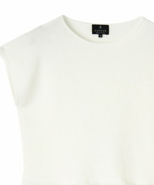 LANVIN COLLECTION / ランバン コレクション ニット・セーター | レオパード袋ジャカード・切り替えプルオーバー | 詳細13