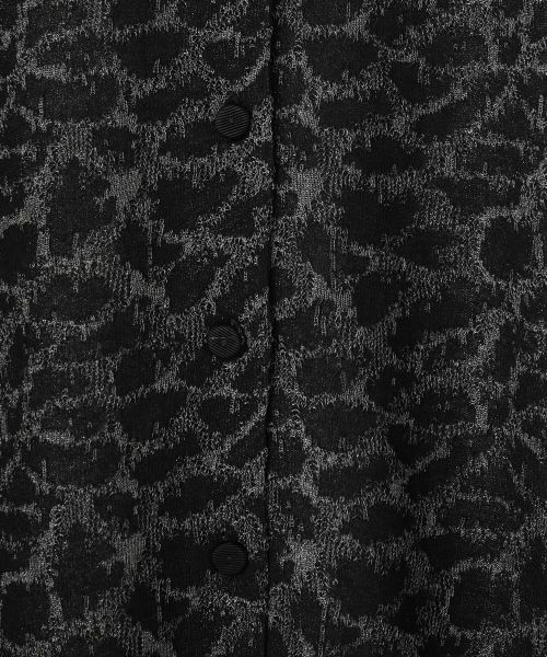 LANVIN COLLECTION / ランバン コレクション ニット・セーター | レオパード袋ジャカードカーディガン | 詳細12