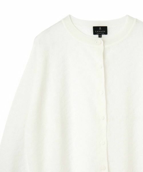 LANVIN COLLECTION / ランバン コレクション ニット・セーター | レオパード袋ジャカードカーディガン | 詳細15