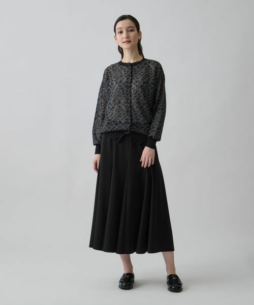 LANVIN COLLECTION / ランバン コレクション ニット・セーター | レオパード袋ジャカードカーディガン | 詳細9