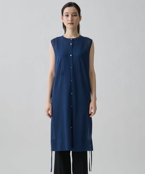 LANVIN COLLECTION / ランバン コレクション ニット・セーター | 18ゲージ ソアウールニットジレ | 詳細1