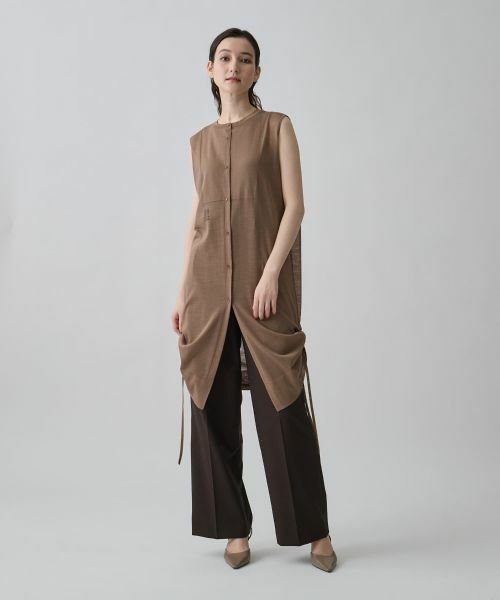 LANVIN COLLECTION / ランバン コレクション ニット・セーター | 18ゲージ ソアウールニットジレ | 詳細11