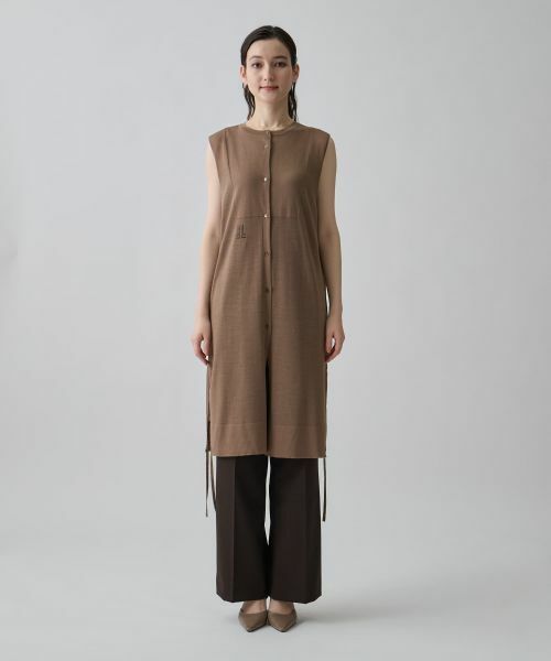 LANVIN COLLECTION / ランバン コレクション ニット・セーター | 18ゲージ ソアウールニットジレ | 詳細12