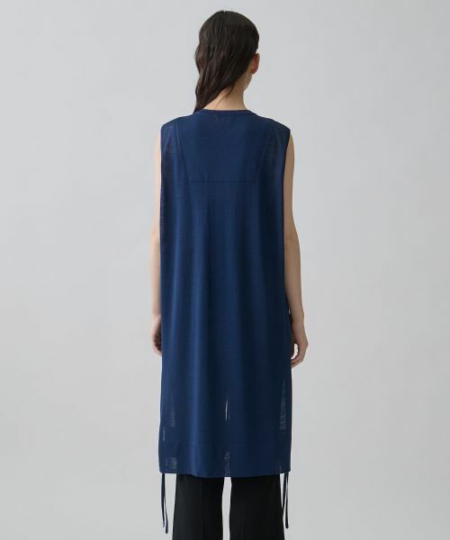 LANVIN COLLECTION / ランバン コレクション ニット・セーター | 18ゲージ ソアウールニットジレ | 詳細3