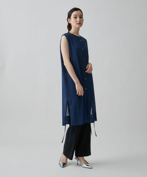 LANVIN COLLECTION / ランバン コレクション ニット・セーター | 18ゲージ ソアウールニットジレ | 詳細4
