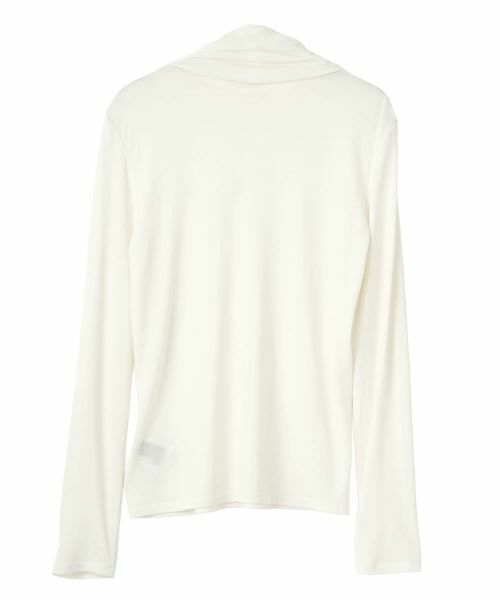 LANVIN COLLECTION / ランバン コレクション カットソー | ウォッシャブルシルク タートルネックカットソー | 詳細2