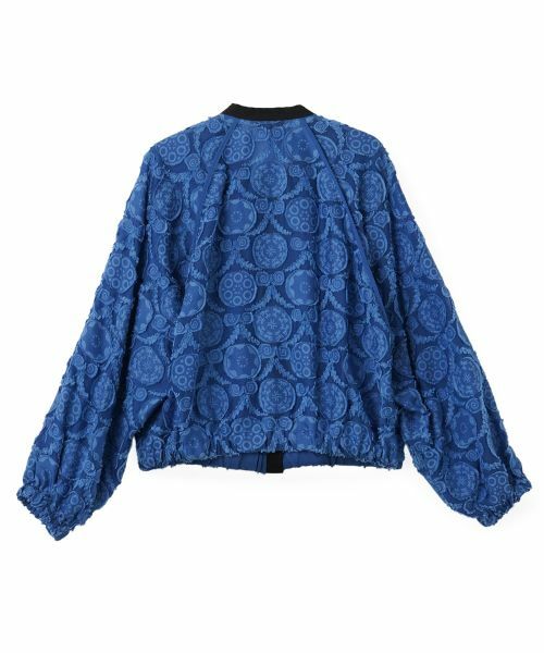 LANVIN COLLECTION / ランバン コレクション テーラードジャケット | ウォールカットジャカード・ラグランブルゾン | 詳細7