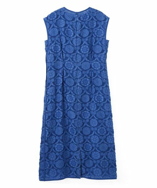 LANVIN COLLECTION / ランバン コレクション ドレス | ウォールカットジャカード・フレンチスリーブワンピース | 詳細14