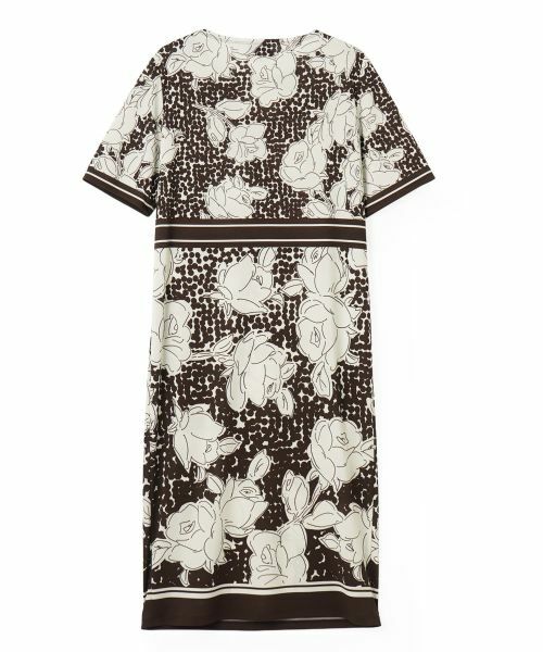 LANVIN COLLECTION / ランバン コレクション ドレス | ドットフラワーボーダーワンピース | 詳細2