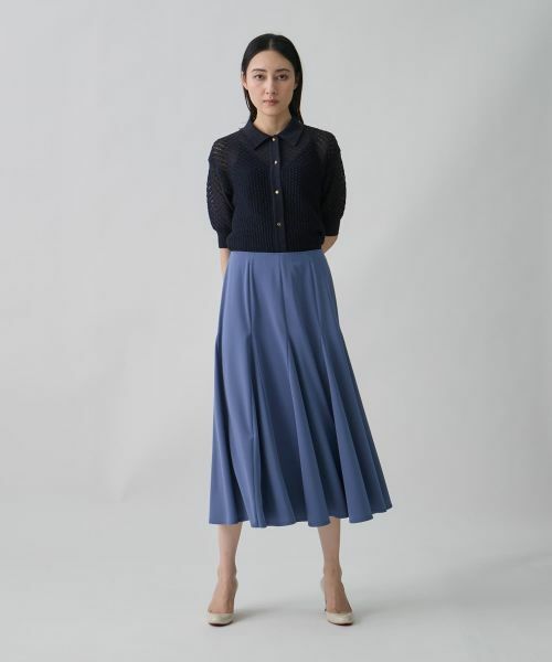 LANVIN COLLECTION / ランバン コレクション ロング・マキシ丈スカート | 2WAYボリュームフレアースカート | 詳細7