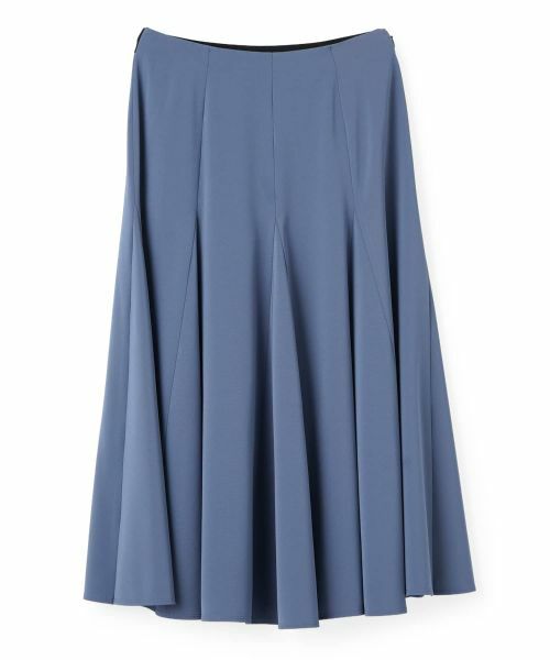 LANVIN COLLECTION / ランバン コレクション ロング・マキシ丈スカート | 2WAYボリュームフレアースカート(ブルー系)