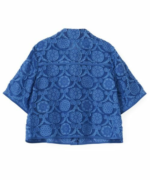 LANVIN COLLECTION / ランバン コレクション シャツ・ブラウス | ウォールカットジャカード・シャツカラーブラウス | 詳細17