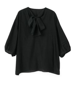 LANVIN COLLECTION / ランバン コレクション シャツ・ブラウス | トリアセ綿ローン・パフスリーブアレンジブラウス