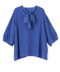LANVIN COLLECTION / ランバン コレクション シャツ・ブラウス | トリアセ綿ローン・パフスリーブアレンジブラウス