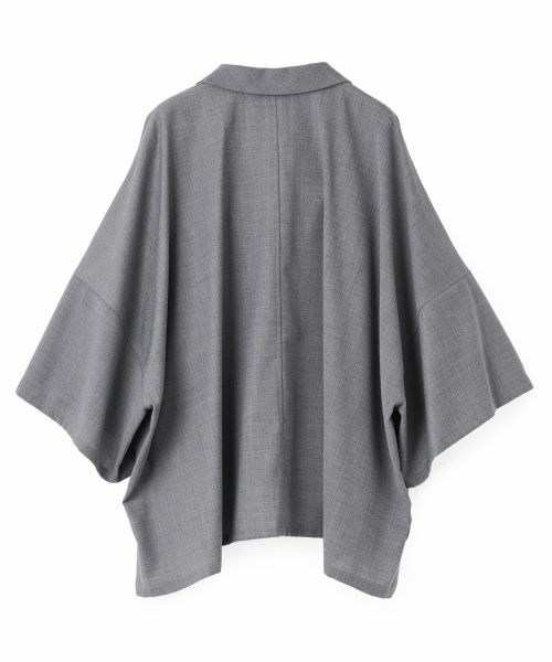 LANVIN COLLECTION / ランバン コレクション テーラードジャケット | ドライメッシュ オープンカラー シャツジャケット | 詳細11