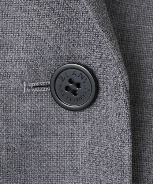 LANVIN COLLECTION / ランバン コレクション テーラードジャケット | ドライメッシュ オープンカラー シャツジャケット | 詳細13
