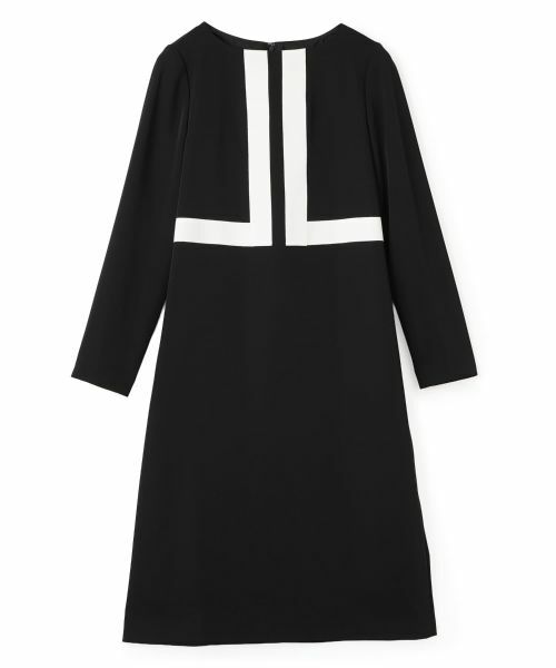 LANVIN COLLECTION / ランバン コレクション ドレス | JLデザインワンピース（ブラック配色）