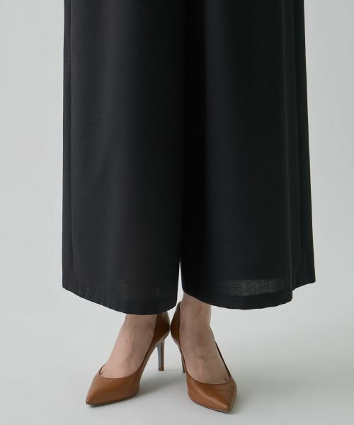 LANVIN COLLECTION / ランバン コレクション その他パンツ | ドライメッシュ ギャザーワイドパンツ | 詳細6