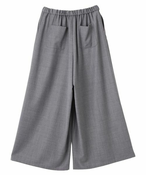 LANVIN COLLECTION / ランバン コレクション その他パンツ | ドライメッシュ ギャザーワイドパンツ | 詳細9