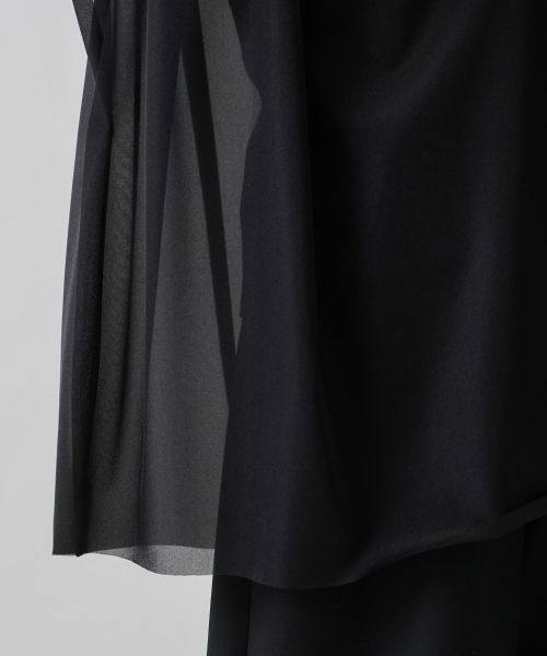 LANVIN COLLECTION / ランバン コレクション カットソー | マントドッキング ブラウス風カットソー | 詳細6
