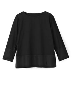 LANVIN COLLECTION / ランバン コレクション カットソー | シアー切り替えカットソー