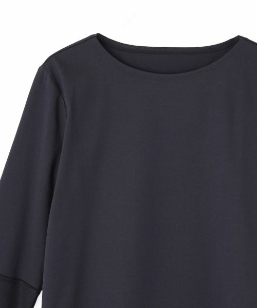 LANVIN COLLECTION / ランバン コレクション カットソー | シアー切り替えカットソー | 詳細9