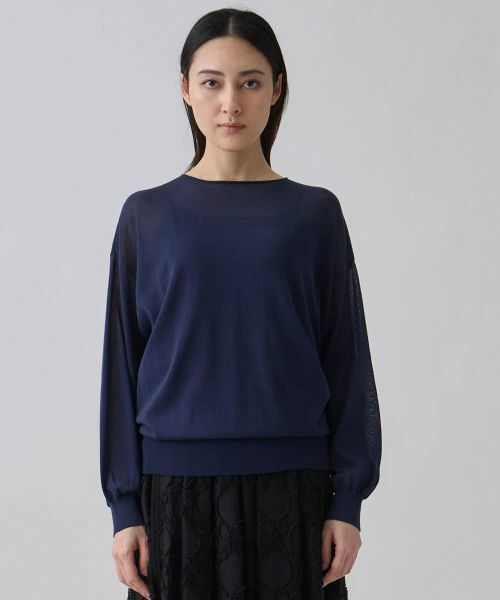 LANVIN COLLECTION / ランバン コレクション ニット・セーター | 16ゲージ天竺ニット | 詳細8