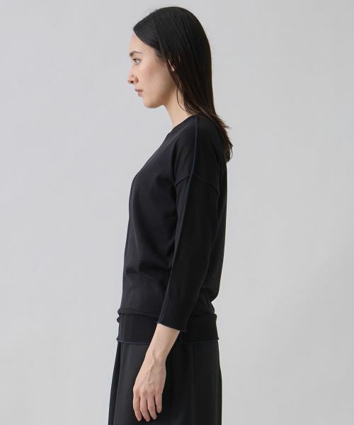LANVIN COLLECTION / ランバン コレクション ニット・セーター | 16ゲージ Vネックドロップショルダーニット | 詳細7
