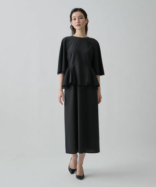 LANVIN COLLECTION / ランバン コレクション ドレス | バランサーキュラーワンピース | 詳細1