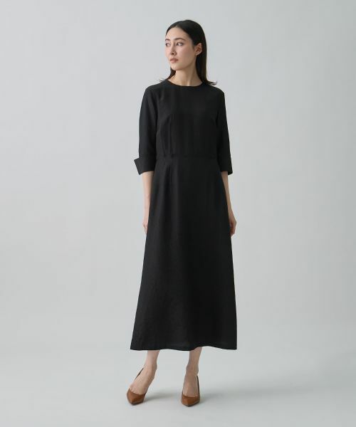 LANVIN COLLECTION / ランバン コレクション ドレス | シルクキュプラクロスドレス | 詳細10