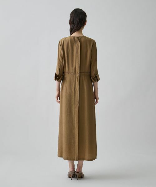 LANVIN COLLECTION / ランバン コレクション ドレス | シルクキュプラクロスドレス | 詳細3