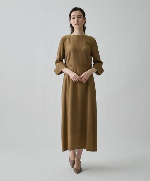 LANVIN COLLECTION / ランバン コレクション ドレス | シルクキュプラクロスドレス | 詳細4