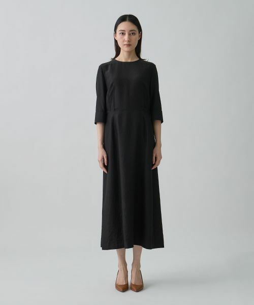 LANVIN COLLECTION / ランバン コレクション ドレス | シルクキュプラクロスドレス | 詳細7