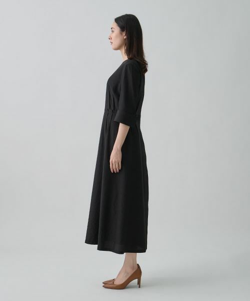 LANVIN COLLECTION / ランバン コレクション ドレス | シルクキュプラクロスドレス | 詳細8