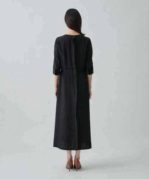 LANVIN COLLECTION / ランバン コレクション ドレス | シルクキュプラクロスドレス | 詳細9