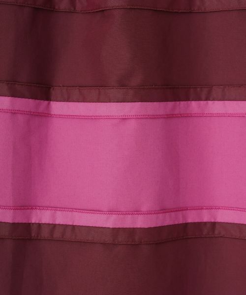 LANVIN COLLECTION / ランバン コレクション ロング・マキシ丈スカート | パウダータッチボーダーデザインスカート | 詳細14