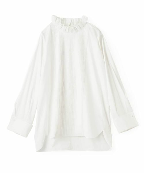 LANVIN COLLECTION / ランバン コレクション シャツ・ブラウス | タンブラーメモリーボリュームブラウス（オフホワイト）