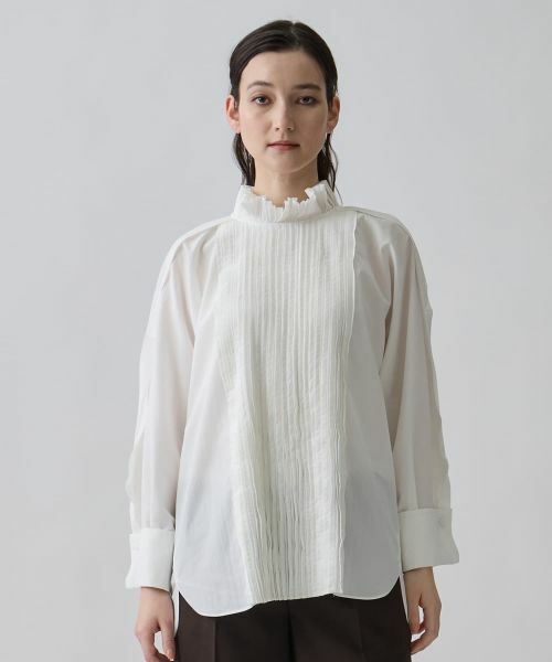 LANVIN COLLECTION / ランバン コレクション シャツ・ブラウス | タンブラーメモリーボリュームブラウス | 詳細1