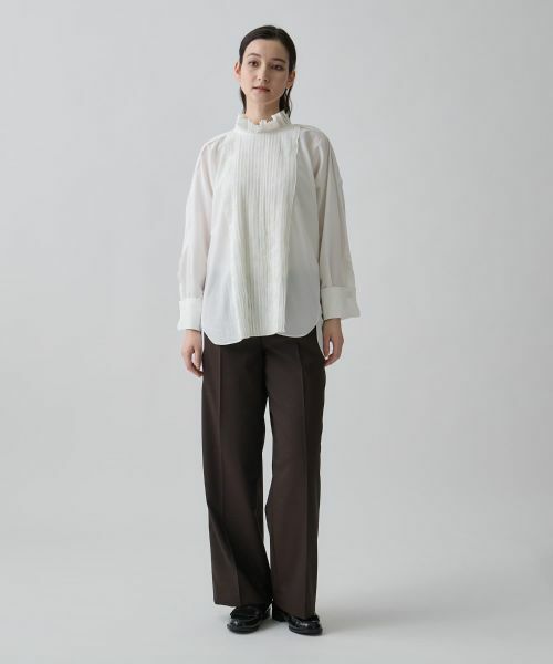 LANVIN COLLECTION / ランバン コレクション シャツ・ブラウス | タンブラーメモリーボリュームブラウス | 詳細4