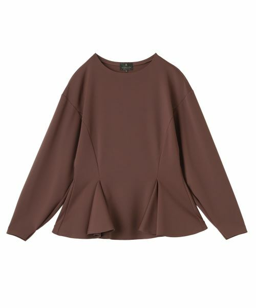 LANVIN COLLECTION / ランバン コレクション カットソー | ネオプレーンダンボールカットソー（ピンク）