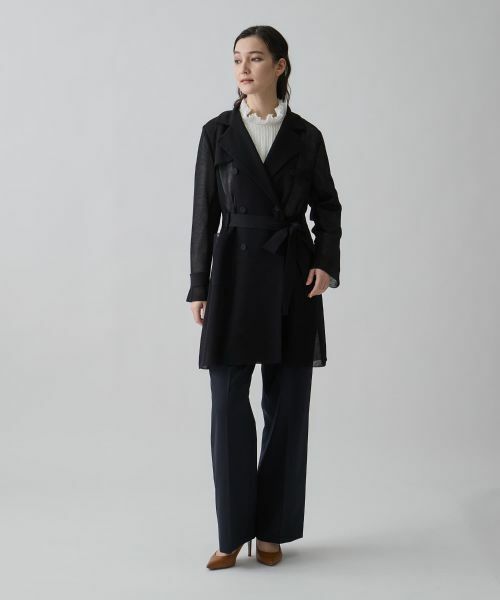 LANVIN COLLECTION / ランバン コレクション その他アウター | ミラノリブニットコート | 詳細11
