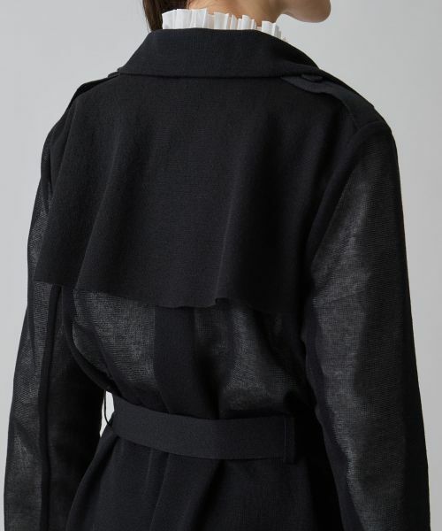 LANVIN COLLECTION / ランバン コレクション その他アウター | ミラノリブニットコート | 詳細13